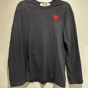 Play Comme des Garcons Red Heart Long Sleeve